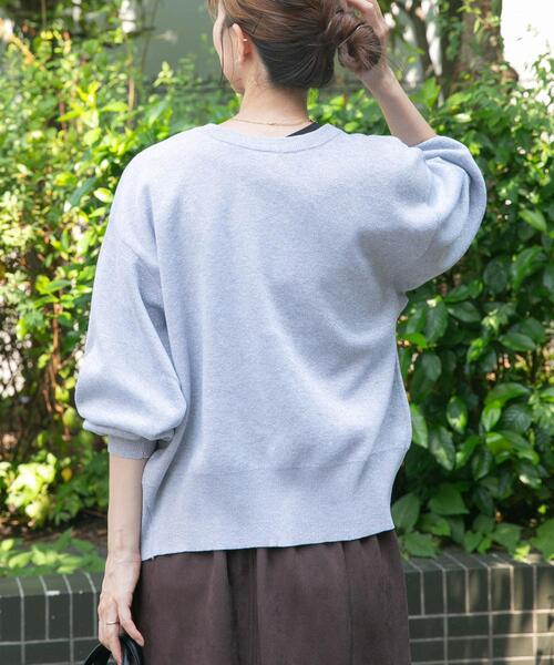 ITEMS URBANRESEARCH(アイテムズ アーバンリサーチ)の「ドットボタンラメニットカーディガン(カーディガン/ボレロ・レディース・グレー/レッド/ブラック・FREE)」の13枚目の写真