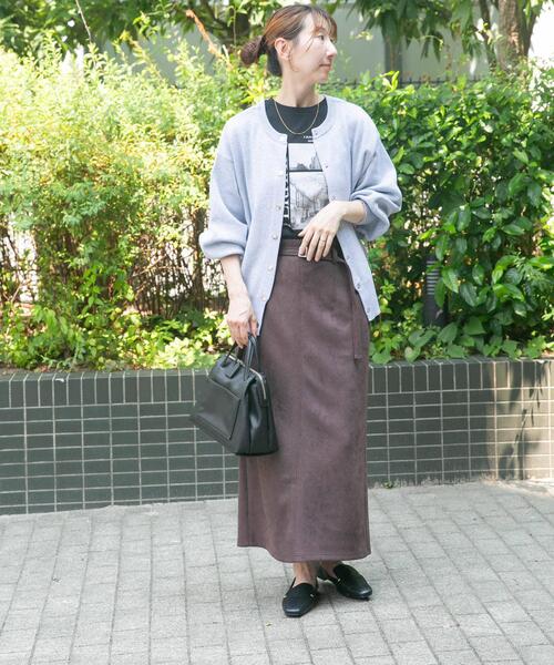 ITEMS URBANRESEARCH(アイテムズ アーバンリサーチ)の「ドットボタンラメニットカーディガン(カーディガン/ボレロ・レディース・グレー/レッド/ブラック・FREE)」の16枚目の写真