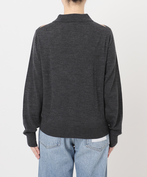 JOURNAL STANDARD(ジャーナルスタンダード)の「【洗える】アーガイル ポロシャツカーディガン(カーディガン/ボレロ・レディース・キャメル/チャコールグレー・FREE)」の14枚目の写真