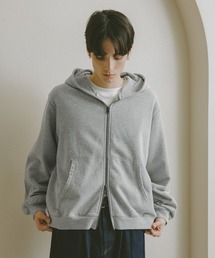 RAGEBLUE | <選べる着丈>VINTAGE DOUBLE ZIP HOODIE /  ヴィンテージライクダブルジップパーカー(パーカー)