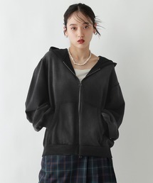 RAGEBLUE（レイジブルー）の「<選べる着丈>VINTAGE DOUBLE ZIP HOODIE /  ヴィンテージライクダブルジップパーカー（パーカー）」
