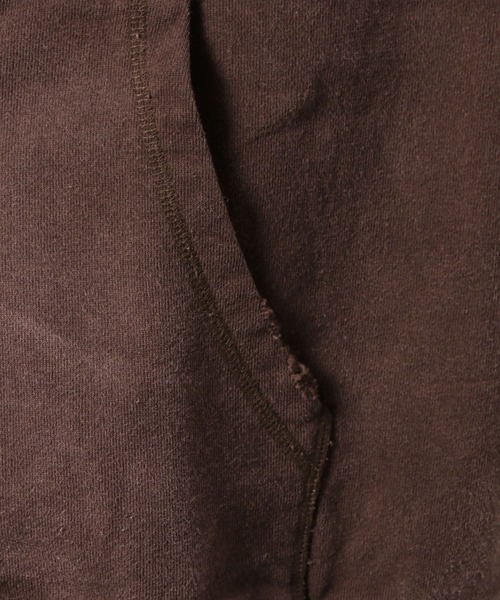 RAGEBLUE(レイジブルー)の「<選べる着丈>VINTAGE DOUBLE ZIP HOODIE / ヴィンテージライクダブルジップパーカー(パーカー・メンズ・グレー系その他/ダークブラウン/その他19/ネイビー/イエロー・MEDIUM/FREE)」の19枚目の写真