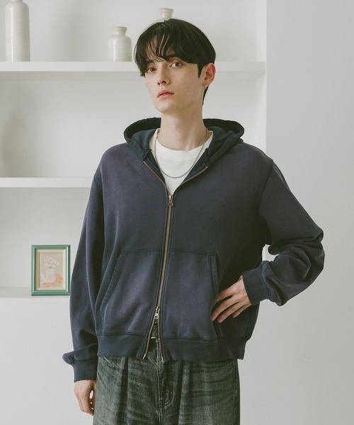 マルシィ フルジップパーカー ヘビーウェイトルーズベーシックフルジップパーカー MONO-MART│MONO