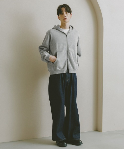 じ*が様 【60s】ダブルフェイス ヴィンテージ ジップアップパーカー クレイジ セール】<選べる着丈>VINTAGE DOUBLE ZIP HOODIE / ヴィンテージライク