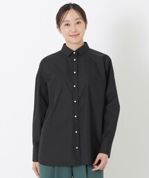 S.ESSENTIALS（エスエッセンシャルズ）の「【AMARC CHANNEL 掲載】パールボタンレギュラーカラーシャツ（シャツ/ブラウス）」