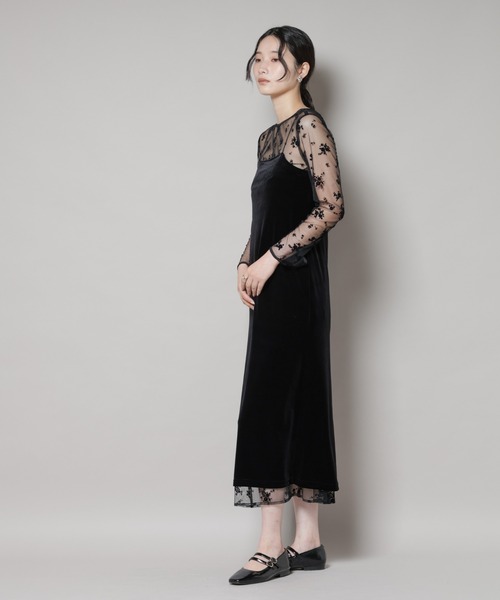 【めさん専用】kaene 新作 フロッキーベロア2wayドレス めさん専用】kaene 新作 フロッキーベロア2wayドレス kaene公式