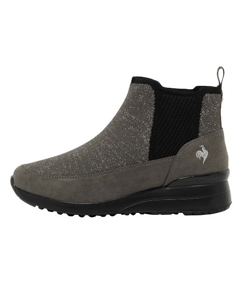 le coq sportif(ルコックスポルティフ)の「ルコックスポルティフ/LCS アヌー ショートブーツ LU5FBT92LZ(ブーツ・レディース・ブラック×シルバー/グレー系その他/ブラック×ゴールド・23.0cm/24.0cm/25.0cm)」の3枚目の写真