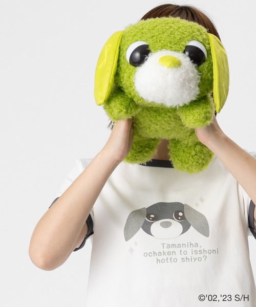 ZOZO(ゾゾ)の「お茶犬 × ZOZOTOWN クロリョク リンガーTシャツ(Tシャツ/カットソー・レディース・グレー/ホワイト・M/S)」の13枚目の写真