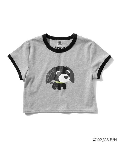 ZOZO(ゾゾ)の「お茶犬 × ZOZOTOWN クロリョク リンガーTシャツ(Tシャツ/カットソー・レディース・グレー/ホワイト・M/S)」の8枚目の写真