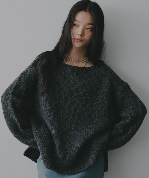 Supreme ブラック スラブニットセーター Supreme シュプリーム 2024SS Boucle Small Box Sweater