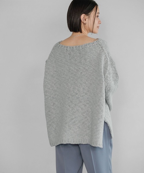 【ELLIE】スラブニット　ブラック 安い 価格ファッション - 【ELLIE】スラブニット ブラック