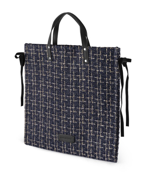 セール】サイドリボンツイードトートバッグ（トートバッグ）｜ANEMONE