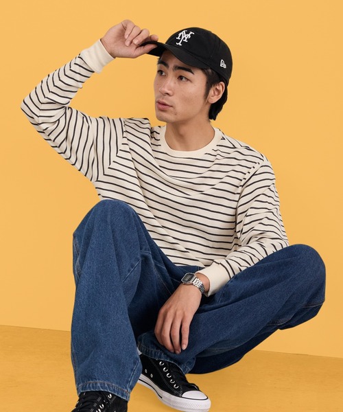 MILLER(ミラー)の「R.P.miller/ミラー パネルリブ CF クルーネック 長袖カットソー 2026年秋冬 秋服 冬服(Tシャツ/カットソー・レディース・ホワイト/ブラック/グレー/ホワイト系/ブラック系/グリーン系その他/ブラック系その他/イエロー/ブルー系その他/ホワイト系その他2・LL/L/M)」の3枚目の写真