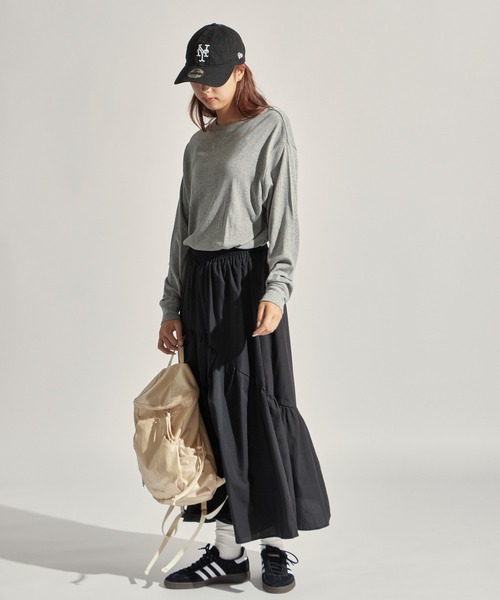 MILLER（ミラー）の「R.P.miller/ミラー パネルリブ CF クルーネック 長袖カットソー（Tシャツ/カットソー・レディース・ホワイト/ブラック/グレー/ホワイト系/ブラック系・LL/L/M）」の19枚目の写真