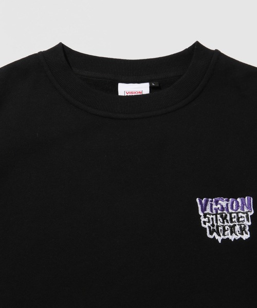 VISION STREET WEAR（ヴィジョンストリートウェア）の「VISION STREET WEAR ゴーストデザインスウェット（スウェット・メンズ・ブラック/オートミール・M/L/XL）」の6枚目の写真