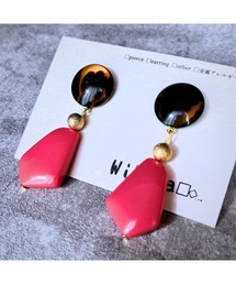 【Willija】金属アレルギー対応《Evil Dusty》くすみカラーのピアス(MA)