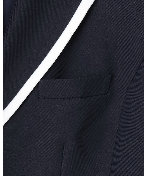 卒服・セレモニー】エンブレムつきラインジャケット（スーツジャケット