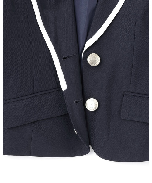 卒服・セレモニー】エンブレムつきラインジャケット（スーツジャケット