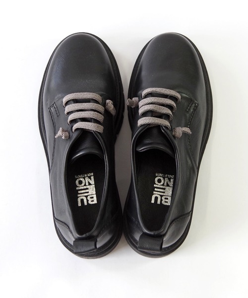 シュークローゼットセレクト（SHOE CLOSET SELECT）/BUENO （ブエノ） / 本革 厚底レースアップシューズ プレーントゥシューズ【F1601】 セール】BUENO （ブエノ） / 本革 厚底レースアップシューズ【F1601