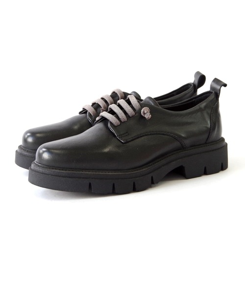 セール】BUENO （ブエノ） / 本革 厚底レースアップシューズ【F1601