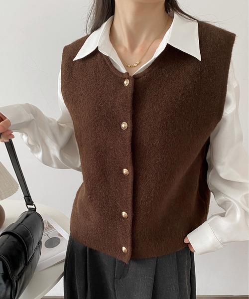 MAISON DE THERESE（メゾン ド テレーズ）の「ノースリーブニット