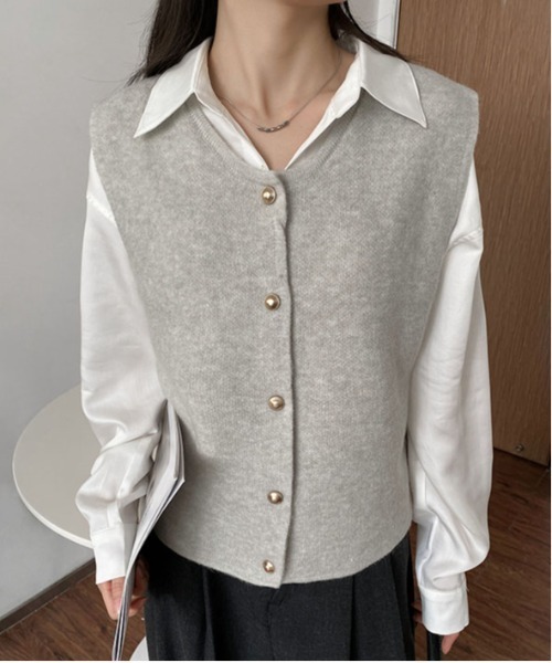 コムデギャルソン ⭐︎ノースリーブニット？ ベスト？ MAISON DE THERESE（メゾン ド テレーズ）の「ノースリーブニット