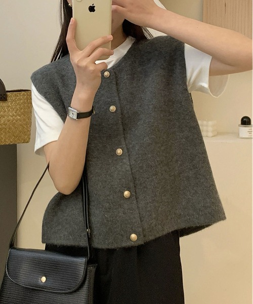 MAISON DE THERESE（メゾン ド テレーズ）の「ノースリーブニット