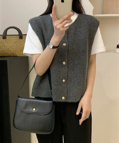 MAISON DE THERESE（メゾン ド テレーズ）の「ノースリーブニット