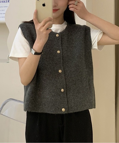 MAISON DE THERESE（メゾン ド テレーズ）の「ノースリーブニット