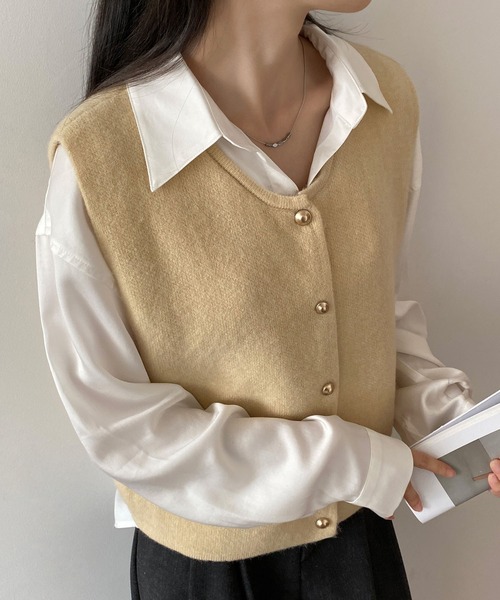 MAISON DE THERESE（メゾン ド テレーズ）の「ノースリーブニット