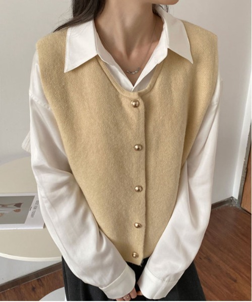 MAISON DE THERESE（メゾン ド テレーズ）の「ノースリーブニット