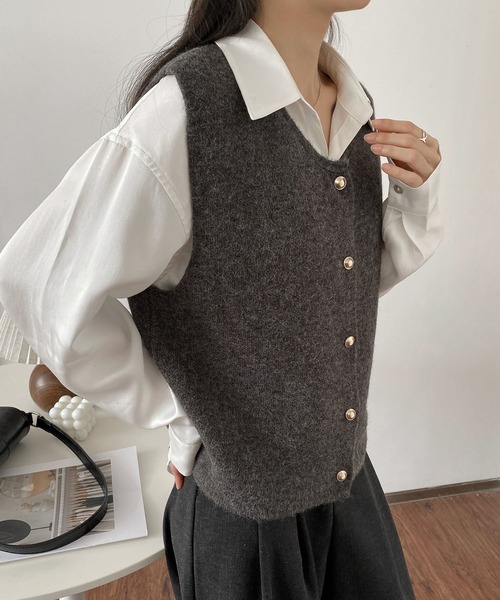 MAISON DE THERESE（メゾン ド テレーズ）の「ノースリーブニット