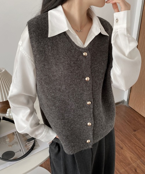 MAISON DE THERESE（メゾン ド テレーズ）の「ノースリーブニット