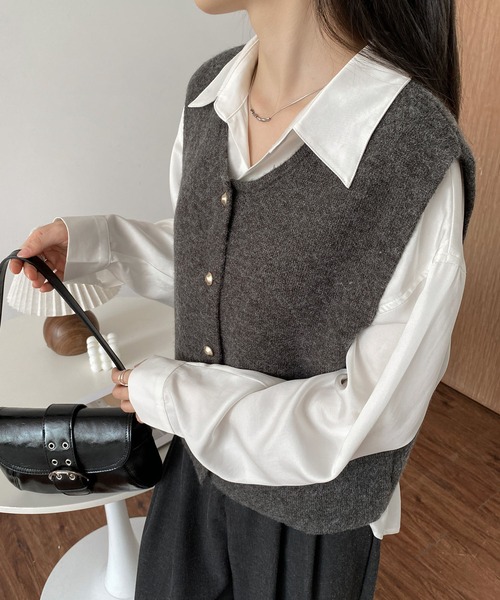 MAISON DE THERESE（メゾン ド テレーズ）の「ノースリーブニット