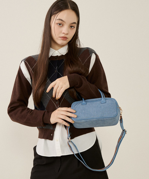 LeSportsac(レスポートサック)の「TOP HANDLE WIDE BAG スカイグロウ(ショルダーバッグ・レディース・ブルー・FREE)」の1枚目の写真
