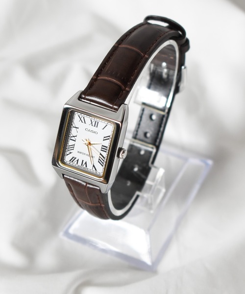 CASIO(カシオ)の「【RES】【CASIO】クラシック スクエア レザー(アナログ腕時計・レディース・ゴールド系その他/シルバー系その他/ホワイト系その他/ゴールド/シルバー/ブラック/ホワイト・FREE)」の10枚目の写真