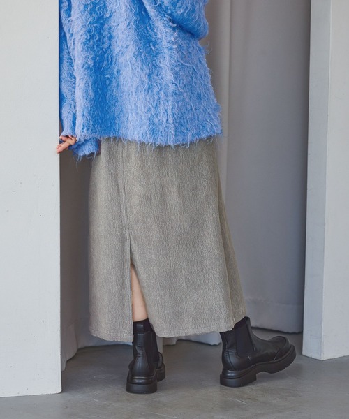 niko and...(ニコアンド)の「シャンブレークシュタイトスカート(スカート・レディース・ブラウン/ライトグレー/ブラック・LARGE/MEDIUM)」の6枚目の写真