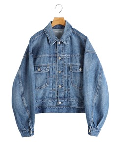 専用です。yori デニム バルーンスリーブジャケット 38 HYKE＞バルーン スリーブ ジャケット