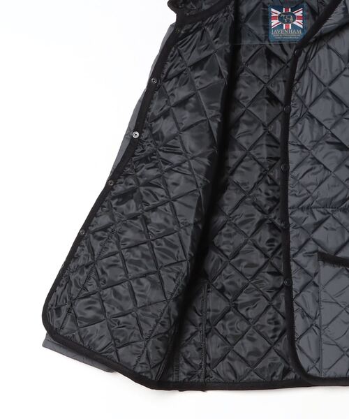 LAVENHAM（ラベンハム）の「LAVENHAM CRAYDON ラベンハム クレイドン キルティングジャケット（ダウンジャケット/コート・レディース・ブラック系2/ネイビー系1/ブラック系1・12/8）」の21枚目の写真