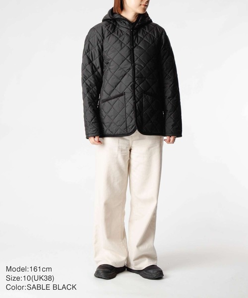 LAVENHAM（ラベンハム）の「LAVENHAM CRAYDON ラベンハム クレイドン キルティングジャケット（ダウンジャケット/コート・レディース・ブラック系2/ネイビー系1/ブラック系1・12/8）」の4枚目の写真