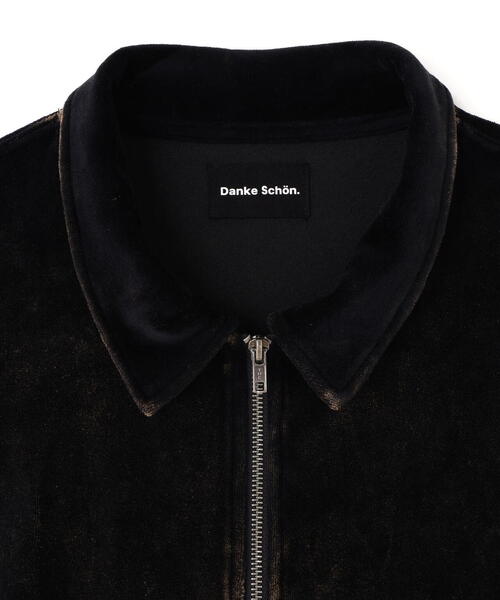 DANKE SCHON（ダンケシェーン）の「【WEB&DEPOT限定】DankeSchon/ダンケシェーン/VELOUR JACKET（その他アウター・レディース・ブラック/ブラウン・L/XL/M）」の6枚目の写真