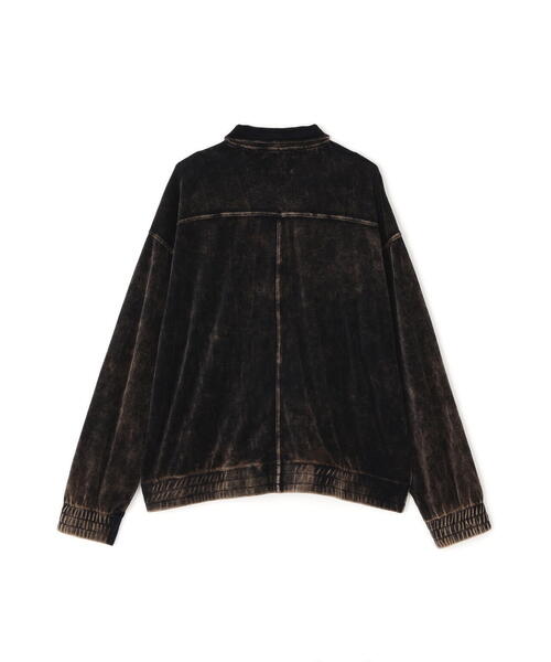 DANKE SCHON（ダンケシェーン）の「【WEB&DEPOT限定】DankeSchon/ダンケシェーン/VELOUR JACKET（その他アウター・レディース・ブラック/ブラウン・L/XL/M）」の3枚目の写真