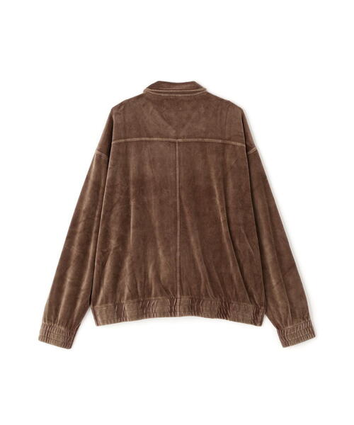 DANKE SCHON（ダンケシェーン）の「【WEB&DEPOT限定】DankeSchon/ダンケシェーン/VELOUR JACKET（その他アウター・レディース・ブラック/ブラウン・L/XL/M）」の4枚目の写真
