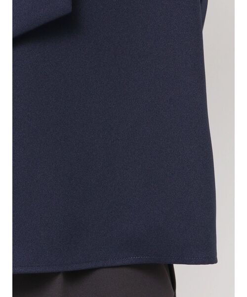 TONAL(トーナル)の「ハイネックアシメボウタイブラウス(シャツ/ブラウス・レディース・ネイビー/ライトブルー/オフホワイト・MEDIUM)」の16枚目の写真