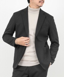 NOLLEY'S（ノーリーズ）の「《セットアップ対応》【Active Jersey】ホームスパン ストレッチイージーJK（テーラードジャケット）」