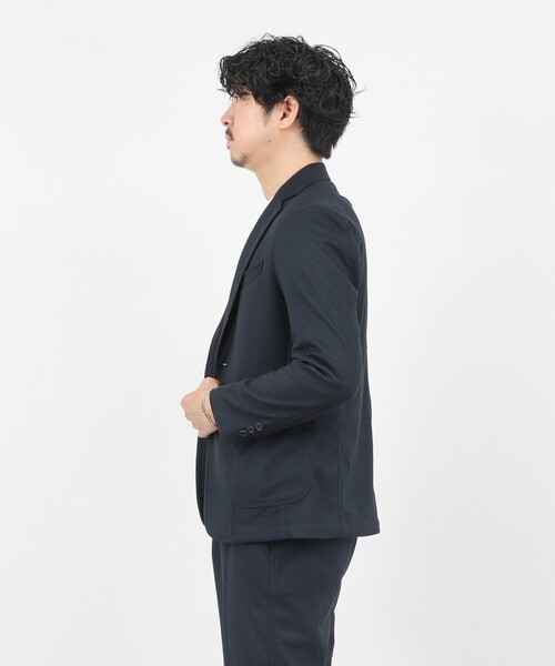 NOLLEY’S（ノーリーズ）の「《セットアップ対応》【Active Jersey】ホームスパン ストレッチイージーJK（テーラードジャケット・メンズ・チャコールグレー/グレー/ネイビー・S/M/XL/XXL/L）」の12枚目の写真