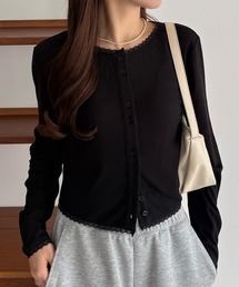 callautia | クロップド丈シアーカーディガン(カーディガン/ボレロ)