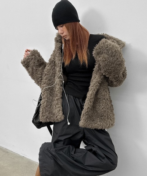 BLACKUP（ブラックアップ）の「[MADE] コールターヘビーファーフード