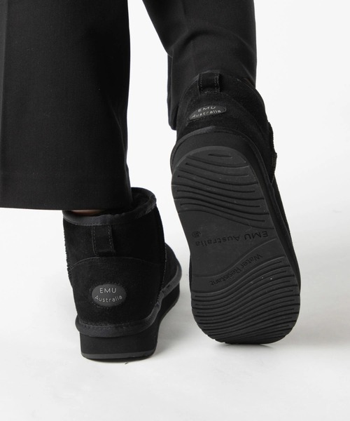 EMU Australia（エミューオーストラリア）の「EMU AUSTRALIA Platform Micro Wool 2.0 エミュー プラットフォーム  ムートンブーツ（ブーツ・レディース・ブラック/ブラウン系1/チャコールグレー・7/8/6）」の5枚目の写真