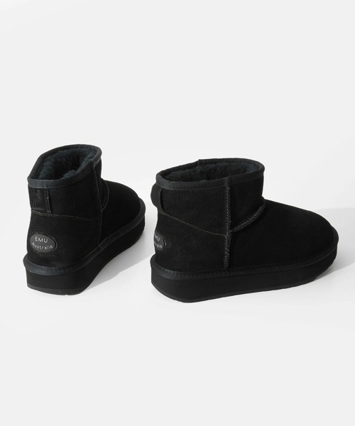 EMU Australia（エミューオーストラリア）の「EMU AUSTRALIA Platform Micro Wool 2.0 エミュー プラットフォーム  ムートンブーツ（ブーツ・レディース・ブラック/ブラウン系1/チャコールグレー・7/8/6）」の11枚目の写真